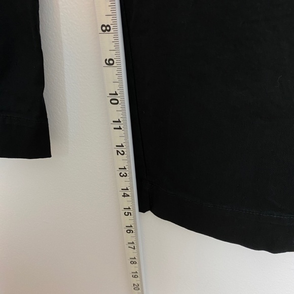 White Stag Capris Womens 10 Black Front Pockets Split Hem Body Stretch Office - Picture 10 of 11